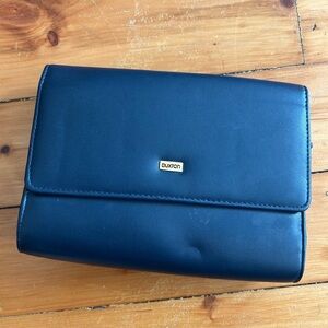 ☀️3/$25 Buxton vintage blue leather look mini clutch purse or large wallet